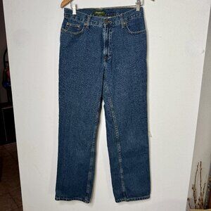 Eddie Bauer Women’s Jeans Size 10 Classic Fit High Rise Straight Leg Blue Denim